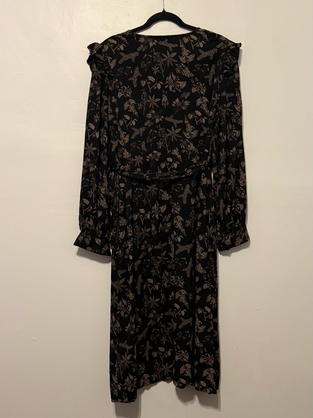 Disturbia Poisonous Plants midi faux wrap dress size 14 NWT - Picture 4 of 6